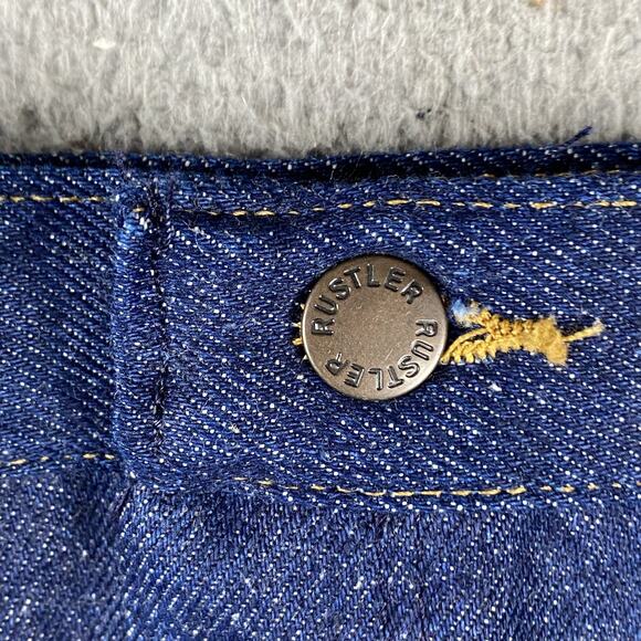 Rustler Straight Leg Denim Jeans Men's 44x30 Workwear Heavyweight New NWT - Picture 10 of 11